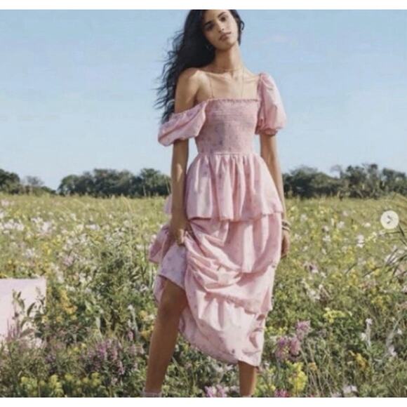 LoveShackFancy for Target Dresses & Skirts - LoveShackFancy x Target "Simone"
Tiered Maxi Dress Pink Floral Size Med
Coquette